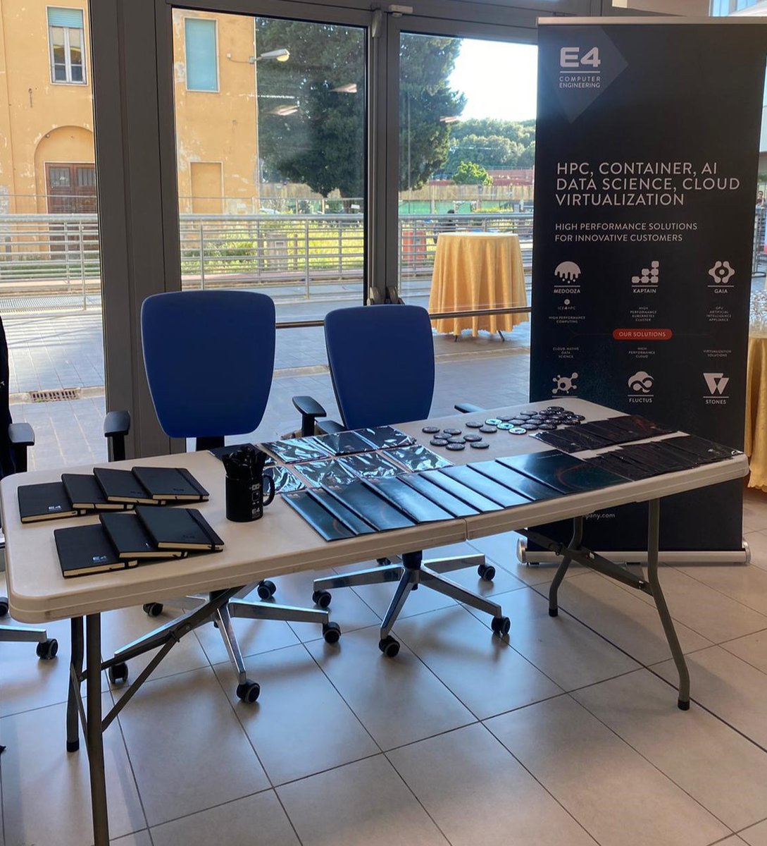 e4company's tweet photo. Our CTO, Giordano Mancini, explored the role of #e4computerengineering in #hpc at national and European levels during @ACM_HPDC. An occasion to discover the potential of reconfigurable HPC and our commitment as a scientific partner in research projects
👉🏻https://t.co/HI9OmIQAQj https://t.co/IFTcT6Phg5