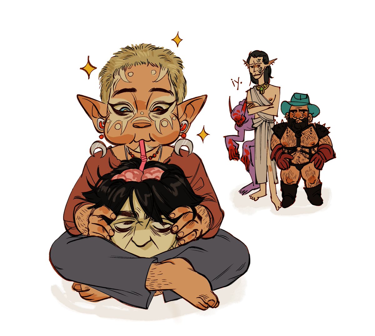 #BG3 #BaldursGate3 #bg3art #baldursgate3fanart #art #fantasy #gnome #sketch #dnd #dndart