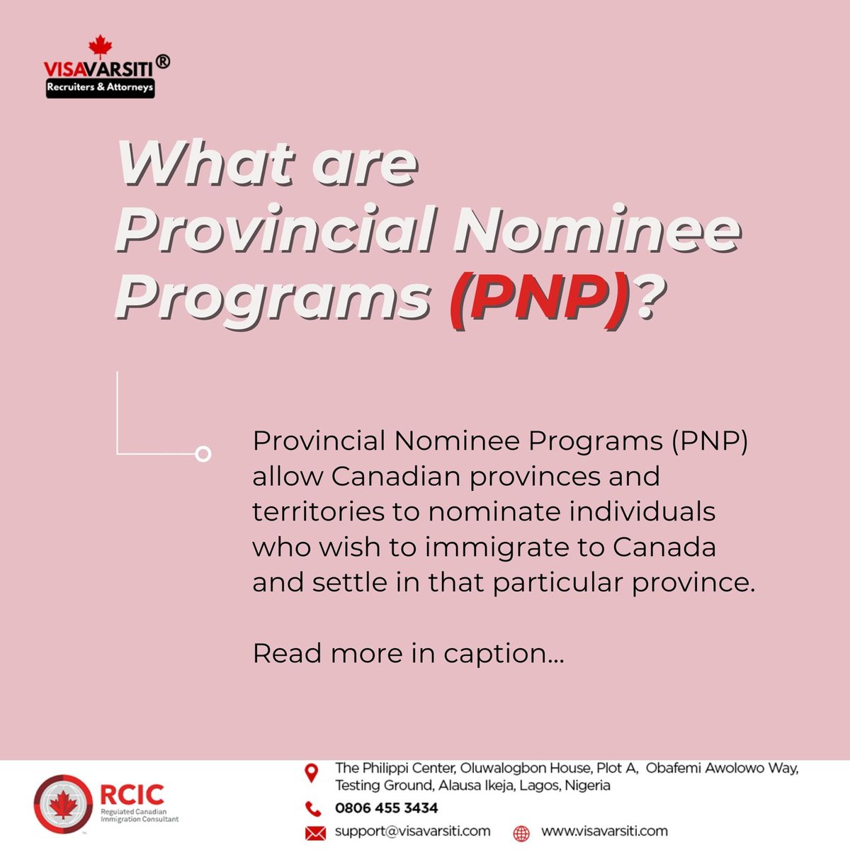 visavarsiti's tweet photo. The Provincial Nominee Programs (PNP) are the leading routes to immigrate to Canada as a skilled worker. Nearly every province and territory operates a PNP to welcome skilled workers from all over the world to help strengthen their economies.

#canada #visa #study #ielts  #lmia https://t.co/wrZVPpKYgU