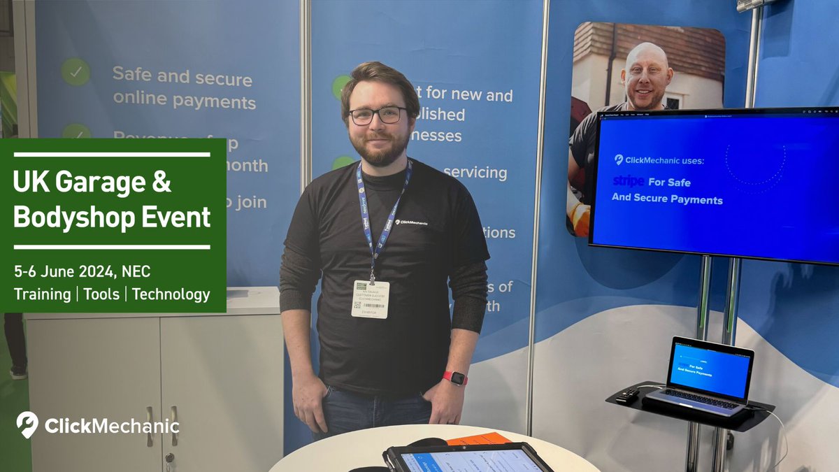 ClickMechanic (@clickmechanic) on Twitter photo ClickMechanic is at <a href="/automechanikaUK/">Automechanika UK</a> Garage and Bodyshop event
📍NEC, Birmingham
If you're attending, pop by Stand G8 - we'd love to say hi!
FREE tickets available at: uk-garage-bodyshop-2024.reg.buzz ClickMechanic is at <a href="/automechanikaUK/">Automechanika UK</a> Garage and Bodyshop event
📍NEC, Birmingham
If you're attending, pop by Stand G8 - we'd love to say hi!
FREE tickets available at: uk-garage-bodyshop-2024.reg.buzz