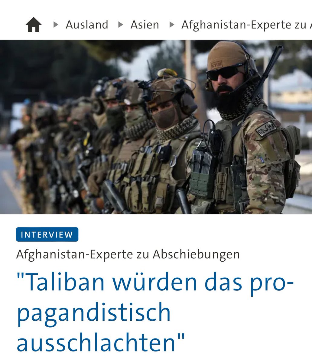 Wenn die taliban besser Equipt ist als die deutsche @Bundeswehr