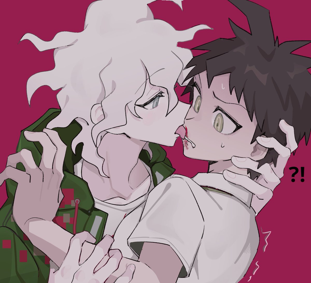 日向創 ,狛枝凪斗 「 」|oka🐯のイラスト