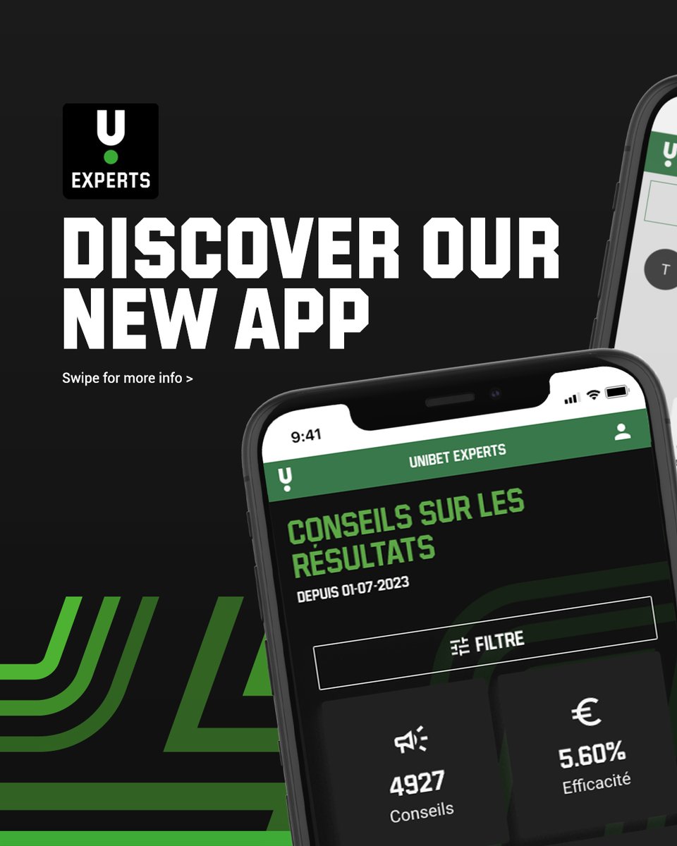 Screenshot van de UniBet app interface met spellen en navigatiemenu
