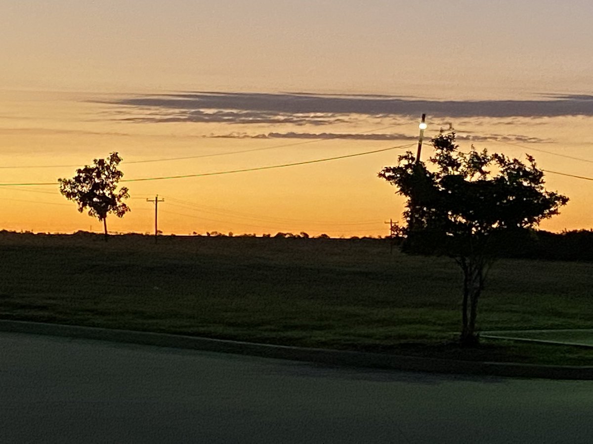 Good morning from Sanger Tx.