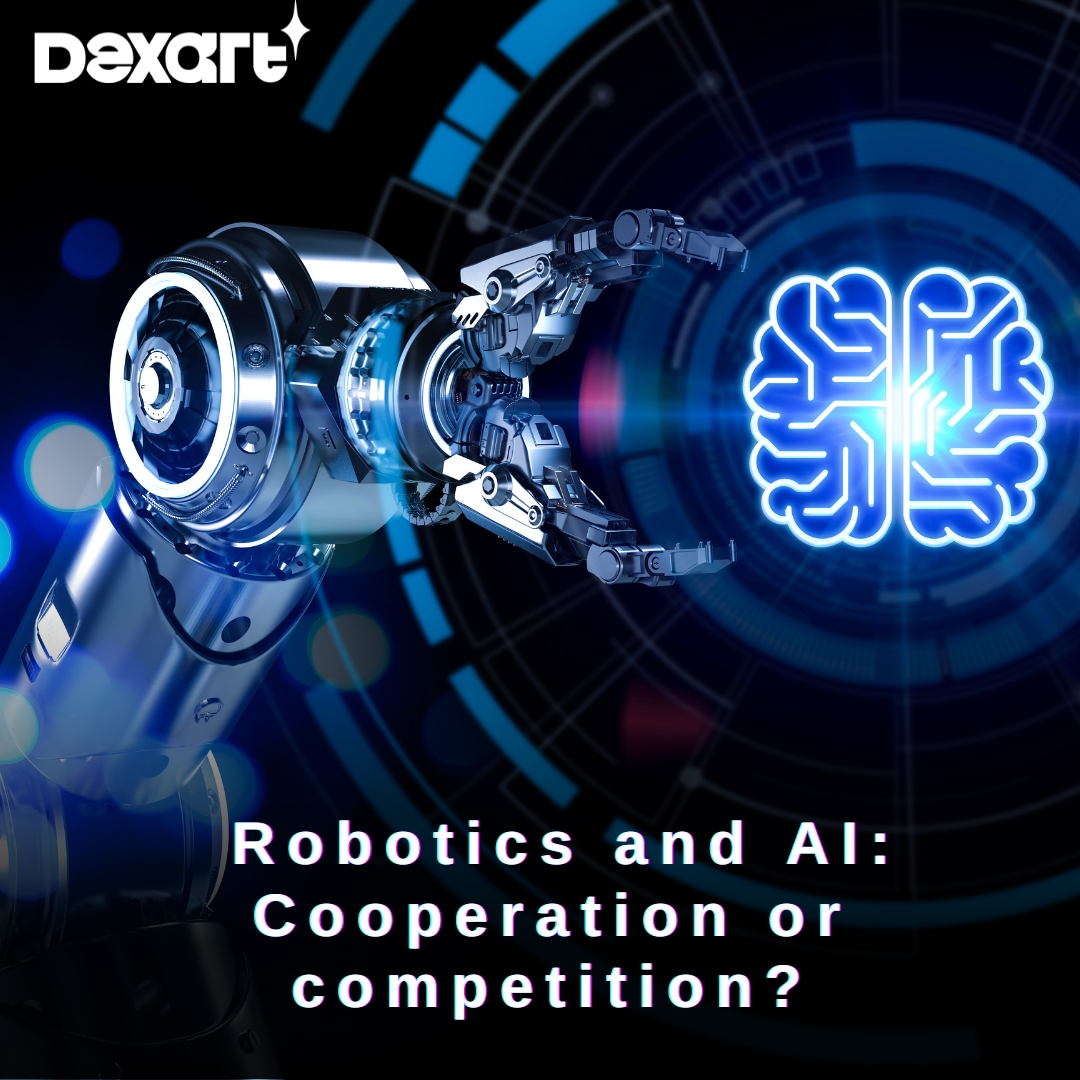 dexartmetaverse's tweet photo. Collaboration between robotics (RTS) and artificial intelligence (AI) can lead to incredible results. 

Like two great artists working together on the same canvas - our reality - they can combine their strengths to create something truly special and useful for all of us.

⚙️Робототехника can provide physical capabilities, while artificial intelligence can provide mental capabilities. For example, in the not-too-distant future, robot nurses will be able to use AI to better understand the needs of their patients and provide better care.

🥊 However, competition between robotics and artificial intelligence can also exist. Here, they will already be like two great athletes competing for the palm tree. 

They can compete with each other for resources, attention and support. For example, companies may invest more in AI than in robotics, or vice versa, which could lead to uneven development of these technologies. 

✔️ Ultimately, the future of robotics and artificial intelligence depends solely on us humans. 

As if we were parents raising our children, we must also make sure that we do everything we can to ensure that these technologies develop in the best direction for all of us.  We must use these technologies responsibly and wisely to create a better future for ourselves and for future generations.

💎 Robotics and artificial intelligence are two great streams flowing in the world today. They can join together to create a full-flowing river of opportunity that can carry us into a better future. Or they can become competitors vying with each other for power and control. 

The choice is ours.