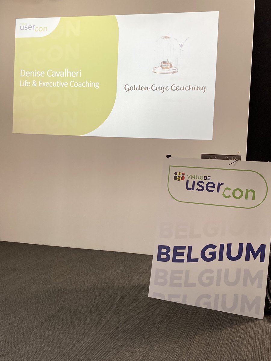 #VMUGBE Let’s talk about the elephant in the room!!
Now at Convention 2 @ 13:00pm!

#GoldenCageCoaching #mentalhealth #burnout #coach #lifestyle