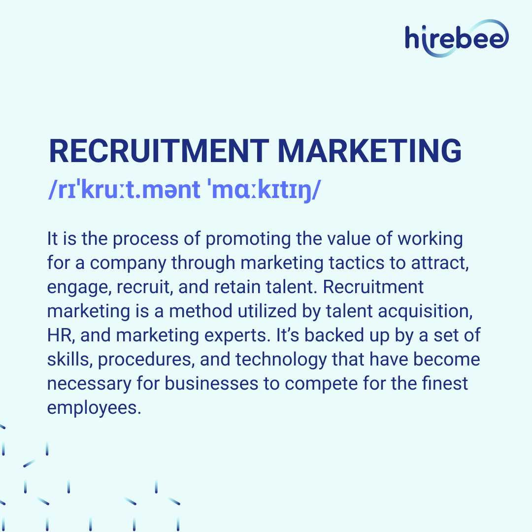 Hirebee_ai's tweet photo. Unlock the power of recruitment marketing with https://t.co/RhuUD2Pju0! 🌟 By promoting the value of working with us, we attract, engage, and retain top talent.

Try our 14-day free trial - https://t.co/CFFITGSQ2m

#RecruitmentMarketing #TalentAcquisition #Hirebee.ai #TryFree https://t.co/rpY40p0l1S
