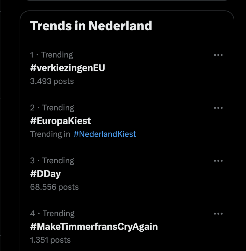 Dat kan beter, mensen!

#maketimmerfranscryagain