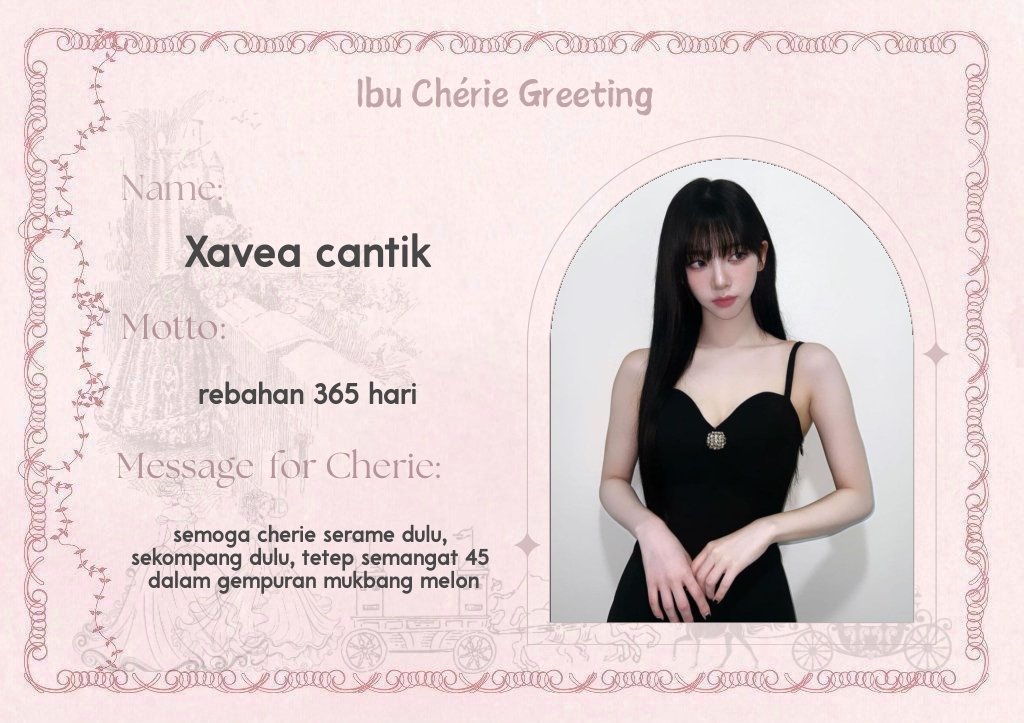 ㅤㅤㅤ
[✱✱] Welkam tu mobel lejen /g … 💭 
Hallo  guys, ayo  kenalan  sama  jodohnya  lee jeno. Panggil aja vea, tapi kalau mau  manggil sayang juga boleh banget. Selamat juga yang udah ke verif sayangku~
ㅤㅤ୨୧ㅤㅤㅤ⏖ㅤㅤㅤ⪩  𔘓  ⪨ㅤㅤㅤ⏖ㅤㅤㅤ୨୧ 
ㅤ