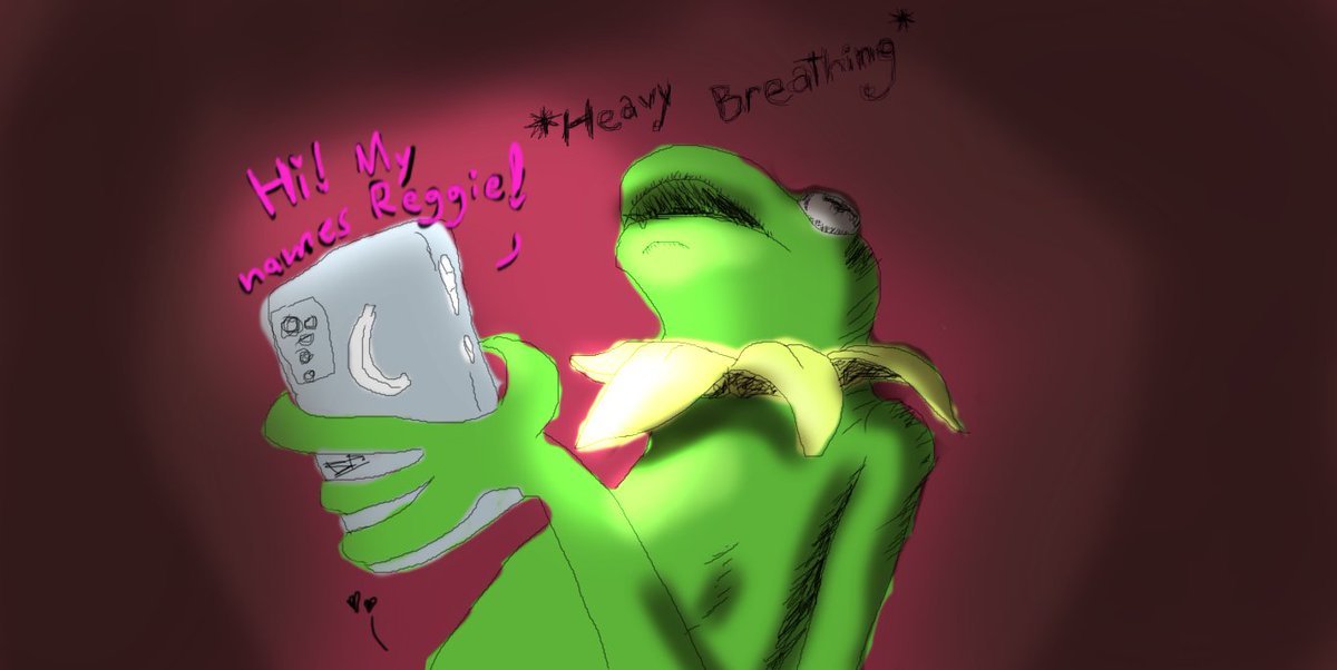 AmbientBoi's tweet photo. Cursed... Cursed with these moments of existence 😭 #Keggie #kermit #art #suffer https://t.co/BHun15vuYn
