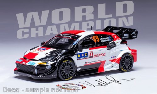IXO 1/43...    PVP: 39,95€ 

RAM908SG Toyota Yaris Rally 1 Central europeo Rally 2023 #69 Rovanperä-Halttunen (versión firmada por el y limitada)

#motorsport43 #miniaturasdecompeticion #escala43 #escala143 #IXO #ixomodels #WRC #rally #toyotayarisrally1 #gryaris #rovanpera