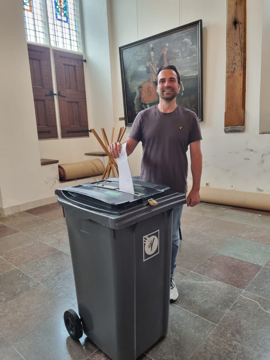 Mijn stem is uitgebracht, D66 +1 stem😁