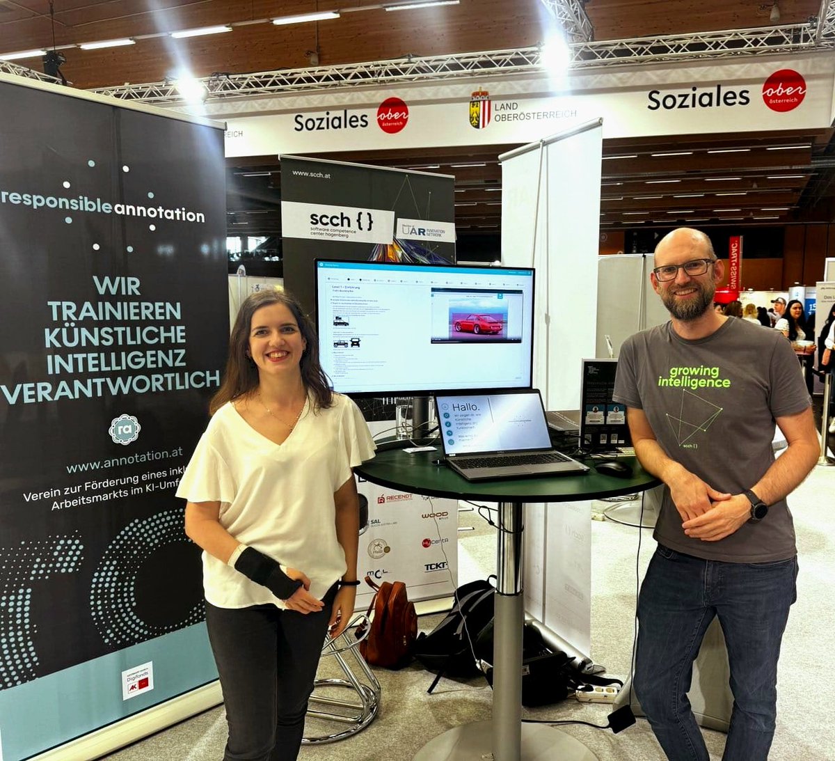 responsible_an's tweet photo. 📣 Wir sind bei der Integra Messe in Wels auch dabei! Komm und besuche uns am Stand des Landes Oberösterreich, Messestand C285 in Halle 20. 

Dort können wir dir unser neuestes Tool "Training-Station" ausprobieren.

#Inklusion #innovation #annotation #Behinderung https://t.co/wAgXQl49Ix