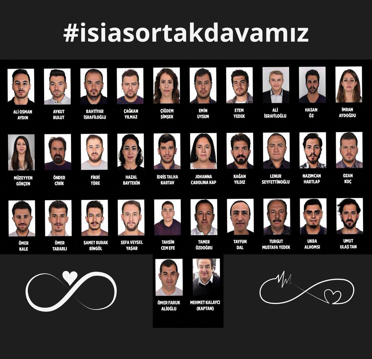 Turist Rehberleri Odaları Birliği olarak, 6 Şubat 2023 tarihinde Adıyaman İsias Otel’de hayatını kaybeden 31 meslektaşımız, meslektaş adaylarımız ve turizm kaptanımızın ailelerinin yanındayız. 
Tüm meslek odalarımıza, meslektaşlarımıza ve meslektaş adaylarımıza;