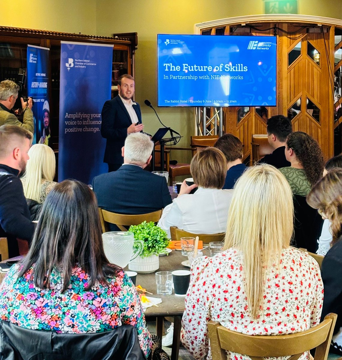CEF (@cefni1) on Twitter photo Fionnuala McKenna from Construction Futures NI was delighted to attend this morning's <a href="/NIChamber/">NI Chamber</a> 'Future of Skills: Furthering Apprenticeships' event at <a href="/TheRabbitHotel/">The Rabbit Hotel & Retreat</a> in Templepatrick.
(1/2) Fionnuala McKenna from Construction Futures NI was delighted to attend this morning's <a href="/NIChamber/">NI Chamber</a> 'Future of Skills: Furthering Apprenticeships' event at <a href="/TheRabbitHotel/">The Rabbit Hotel & Retreat</a> in Templepatrick.
(1/2)