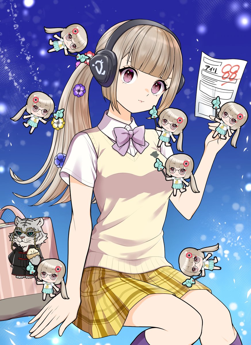 #ここが好きNOA ＃266
88点偉い！見開いた大きなおめめがよき。ヘッドホンがよき。アネモネいっぱいのポニテがよき。胸のアナグマがよき。お膝！！！ルーカスがよき。
お次はアイリ！
不思議ちゃんのキョトン顔はいいぞ！
6/7 10:00から25時間！
#NOA