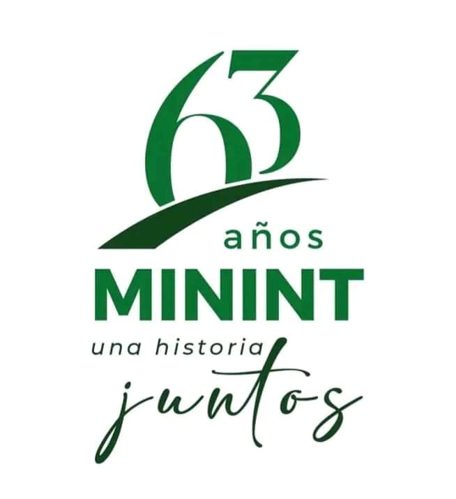 Una institución hija de la Revolución, escudo de la Patria. Garante de la seguridad de nuestro pueblo y de su tranquilidad. Felicidades al MININT, a sus combatientes y trabajadores civiles  en su aniversario. 
#Minint63