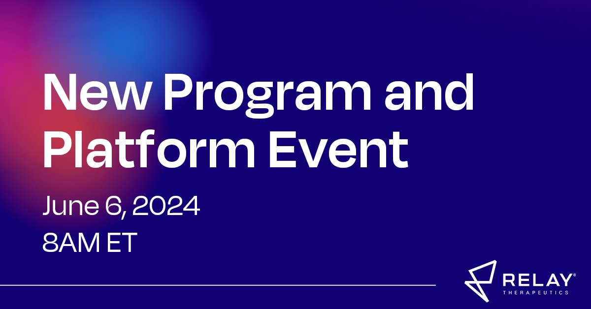 Relay Therapeutics tweet media