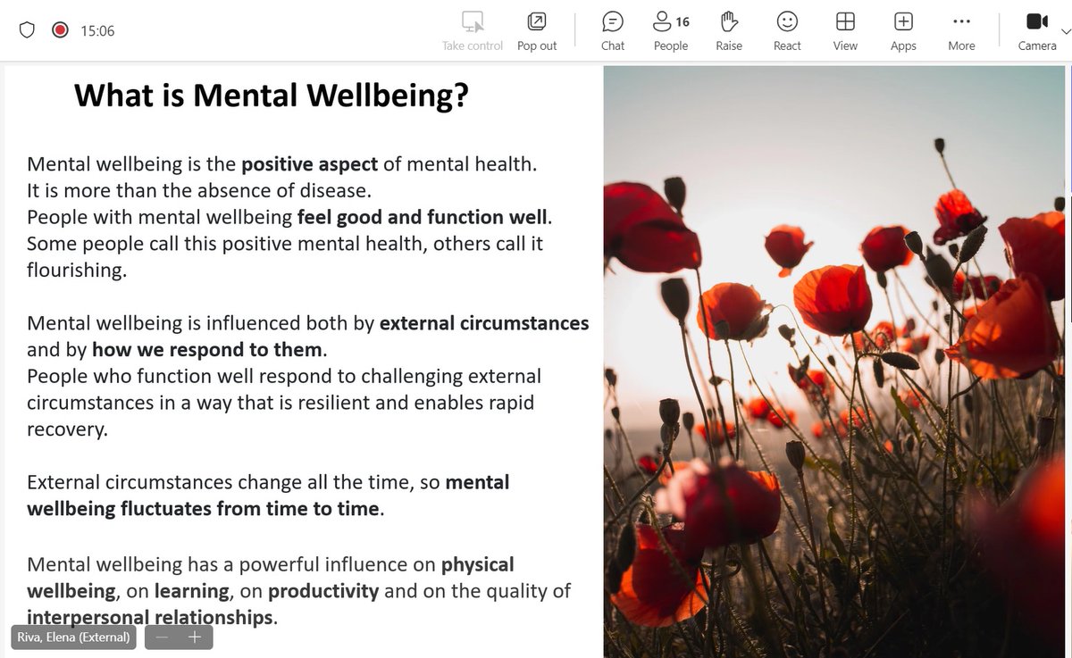 Dr Elena Riva from the University of Warwick is currently bringing our LTA Connect series for this academic year to a close with 'Embedding Wellbeing in the Curriculum – a little tale'. Recording will be available for those unable to make it along soon 😊
