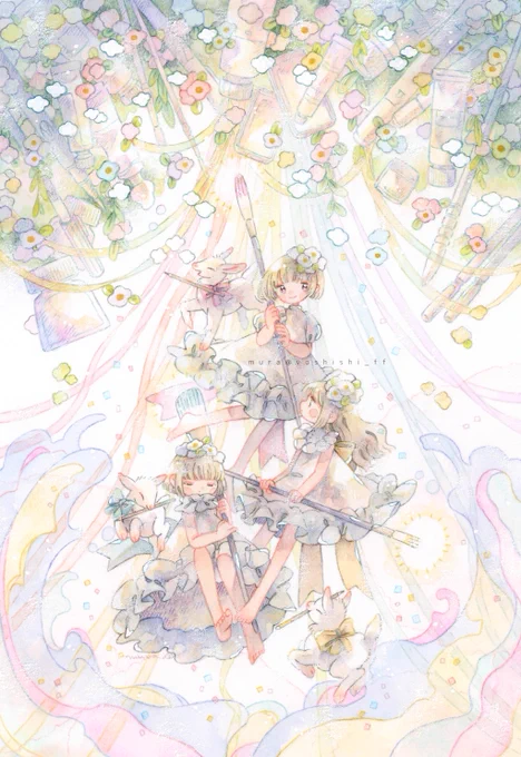 『色祭』 *・。*・。*・。*・。 #mura_painting