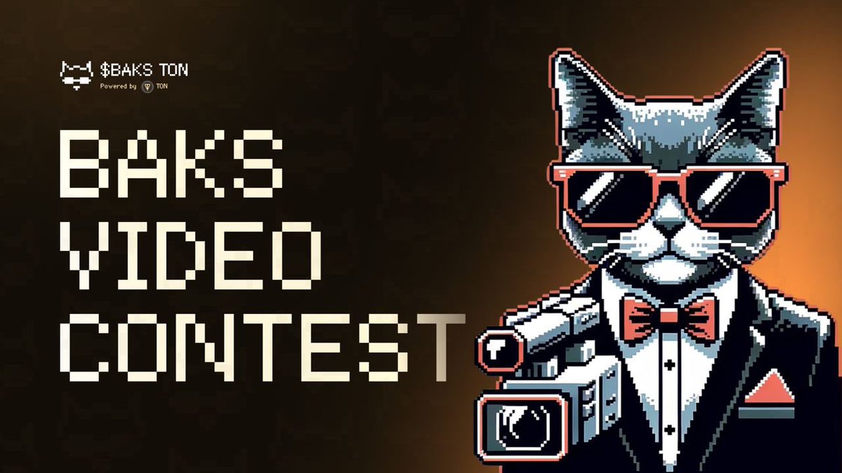 ton_baks's tweet photo. TURN ON YOUR CREATIVITY CATS 🐈
VIDEO CONTEST STARTS NOW 🔥 

Event Timing: June 6th-19th

REWARDS:

🥇 1st Place: $100 in TON
🥈 2nd Place: $50 in TON
🥉 3rd Place:1 BAKS Common Cat x RoOLZ NFT
🏅 4th Place: 1 BAKS Common Cat
🏅 5th Place: 1 BAKS Common Cat

You can find all important information in Google Form 👇

https://t.co/DMiav3wCWf

We wish everyone innovative ideas and enough time to create them 🚀

#TON #BAKS