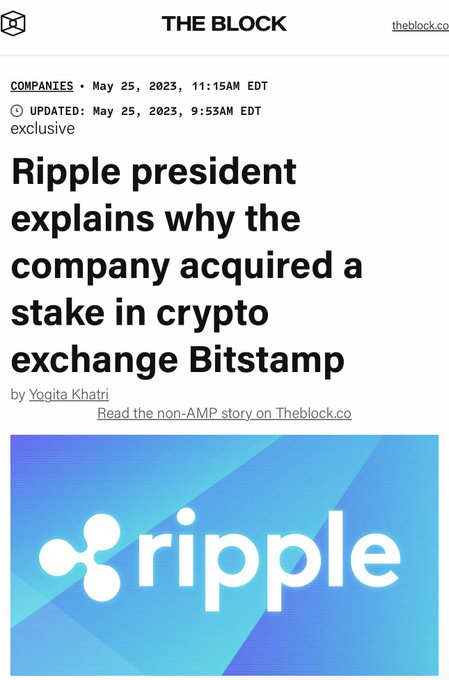 RobinHood Just Acquired Bitstamp 🧐  Reminds Me Of A Certain Move Ripple Made A Little While Ago  Things