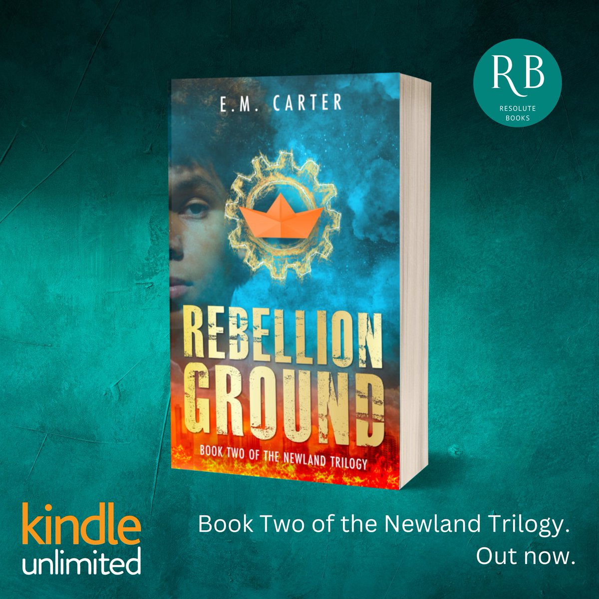 Congratulations to our author <a href="/LizCarterWriter/">Liz Carter 💙</a> on the publication of her new book, Rebellion Ground, the second in the Newland Trilogy! 
amazon.co.uk/dp/B0CN9MX2XC
'A triumph in dystopian fiction' - L.G .Jenkins, author of the Merit-Hunters series. #bookrelease #dystopianfiction