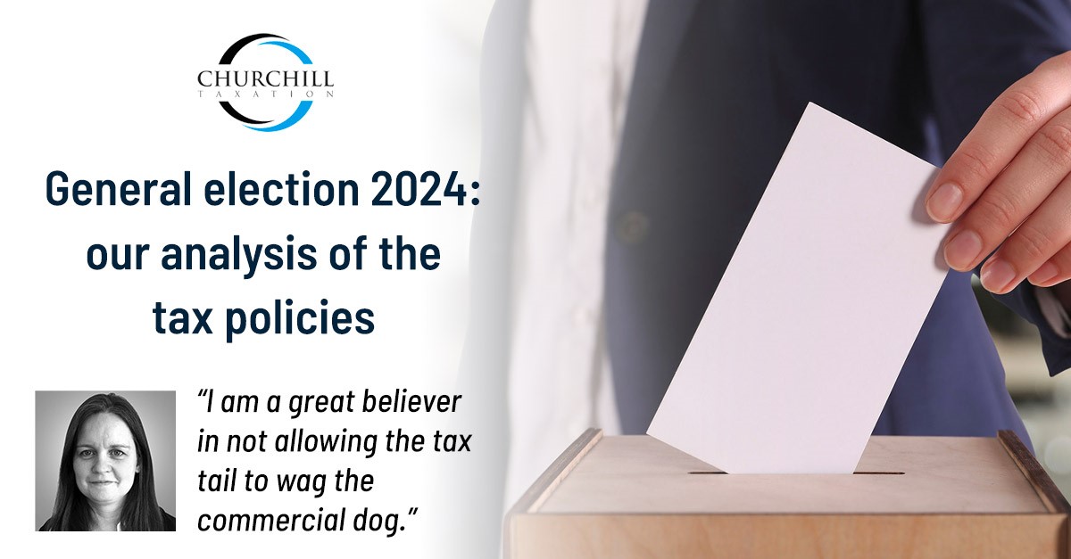 In just a few weeks we'll find out who holds the keys to Number 10.    

Read our handy round-up and analysis of the two main parties' tax policies: churchilltaxation.co.uk/general-electi…

#generalelection2024 #taxpolicies #uktax
