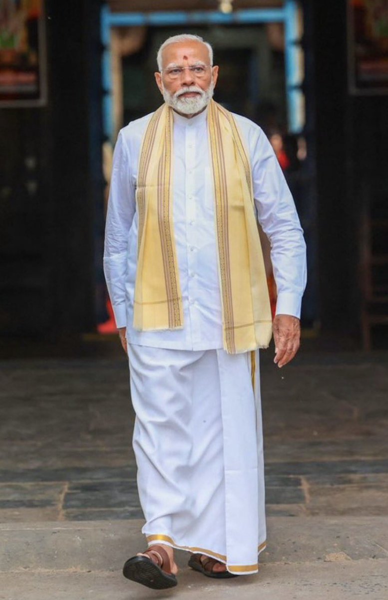 India is well-lead with Modi's devotion to Mother India and his commitment to serving the people. Gratitude to #Modi for ensuring safety and growth under his leadership! 🔥🪷🇮🇳⛳️