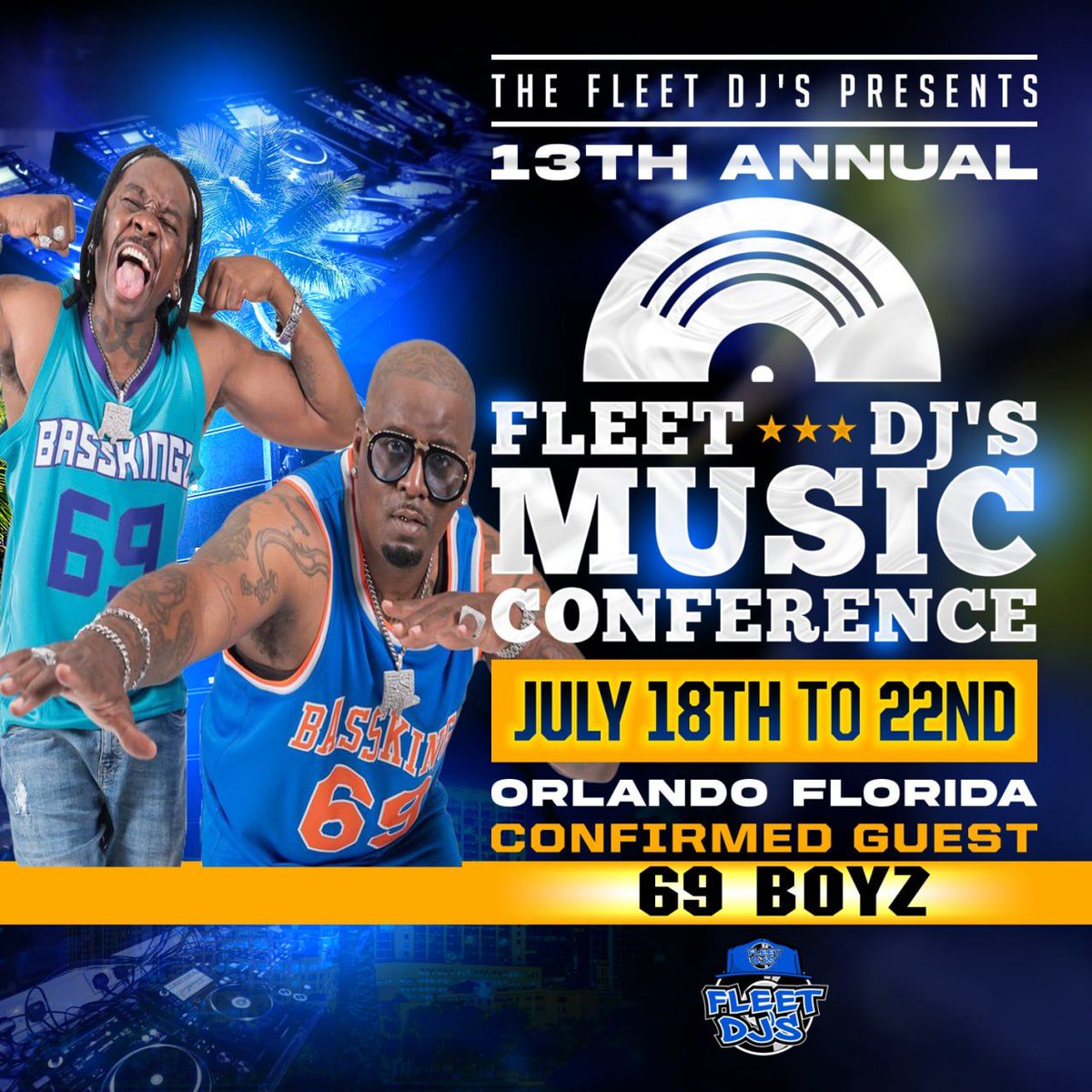FLEETDJS's tweet photo. Confirmed for @fleetdjmusicconference in Orlando Florida July 18th to 22nd @official69boyz Make sure u come out network . Number one networking event ... #FleetDJs🔥🔥🔥#welive #BreakingRecords #FleetEvents #fdjmusicconference #fleetnation #FDJMC2024 #fleettheworld #fleetdjs https://t.co/gzNsBOVGAD