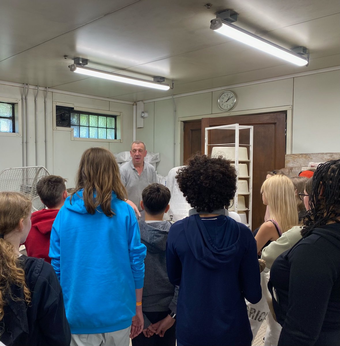 After a lovely morning exploring the Old Town in Boulogne we’re now learning how to make bread in a traditional Boulangerie.