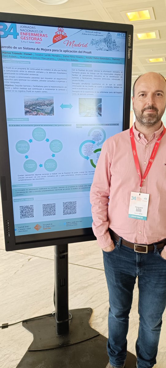Mientras se exponían los posters digitales por mi parte y de <a href="/m_tremols/">Màrius Trèmols</a> con dos proyectos de mejora de la gestión.