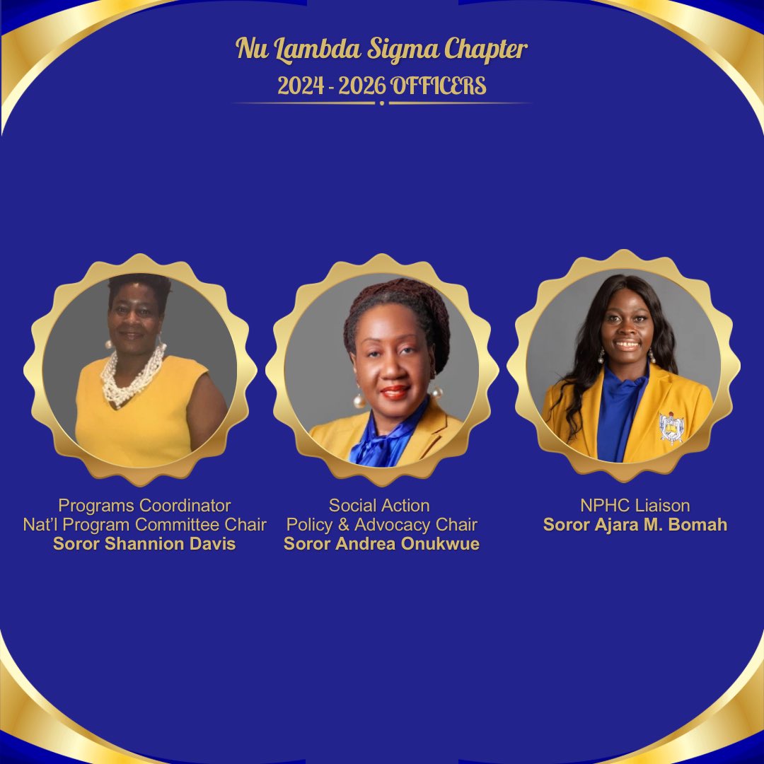 Nu Lambda Sigma Alumnae Chapter (@PanAfricanSGRho) / Posts / X