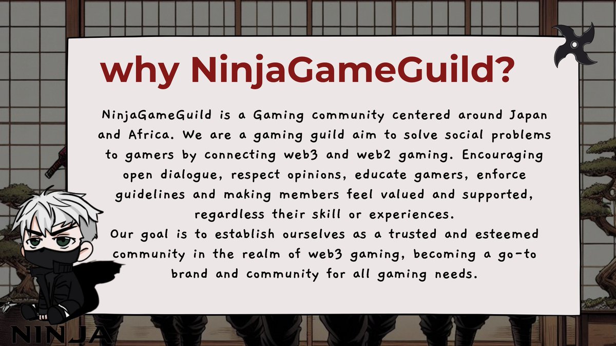 AiMakase_EN's tweet photo. We removed 2.7k members from our Discord Server.

But why, you may ask? 
What matters most to us is our community members. 🌟We strive to provide our active members the best web3 gaming community experience, value, and support, ensuring they receive the best. 

Active members >>>> More Metrics members of inactive

Active ninjas🥷and  Those who have joined us on our journey to explore web3 gaming and drive web3 gaming adoption in Africa will unlock big opportunities and Benefits

If you were active but got removed and wish to rejoin as a ninja, we encourage you to come back and enjoy the best community gaming experience with us. 🎮