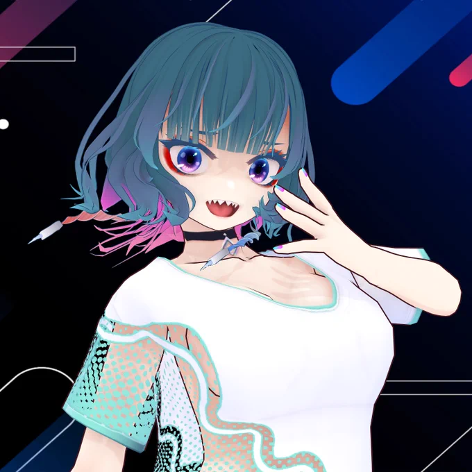#VrmPosingDesktop 特に意味もなく自撮りを撮りたい時もあります かわいいので 