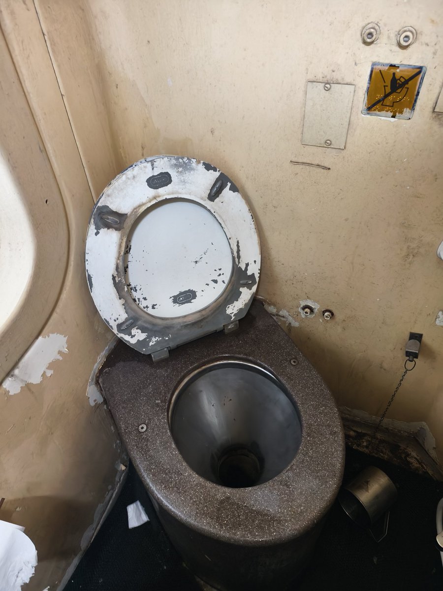 tridib_bh's tweet photo. Traveling to Katra by 12471 Swaraj Express (AC 1st class). The coach is very old, badly maintained and in very poor condition. AC stopped working suddenly! @indianrail the AC 1st class fares are very high. Please try to provide good experience to passengers
#indianrailways https://t.co/29J45nDMF5
