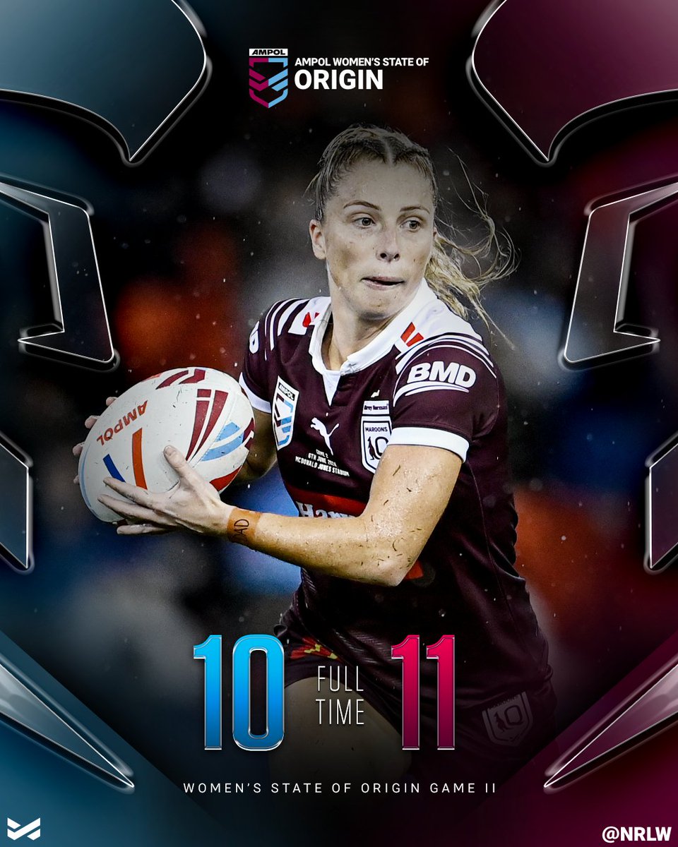 NRLWomens's tweet photo. THRILLER 🤯

#Origin https://t.co/FDE632Qxbm