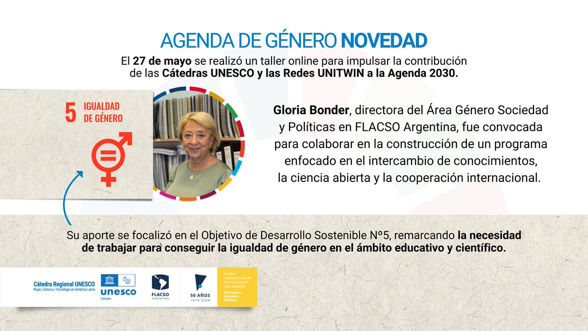 💻👩‍🔬 GÉNERO, CIENCIA Y EDUCACIÓN

👉 El taller fue organizado por la Oficina de la Subdirectora General de Educación de <a href="/UNESCO_es/">UNESCO en español 🏛️#Educación #Ciencia #Cultura</a> y se alinea con las acciones que se están llevando a cabo para alcanzar los objetivos propuestos en el Pact of the Future.