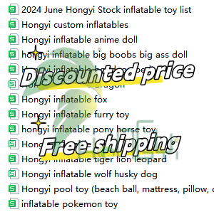 IrisLiangg's tweet photo. 🔥🔥🔥DM or email me to get the full inflatable toy catalog and prices🔥🔥🔥
#inflatable #hongyi #custom #squeaky #inflatableanimal #inflatabledragon #inflatablehusky #inflatablewolf #inflatablepooltoy #inflatablepony #pokemon #stocktoy https://t.co/r8AfphbGk7