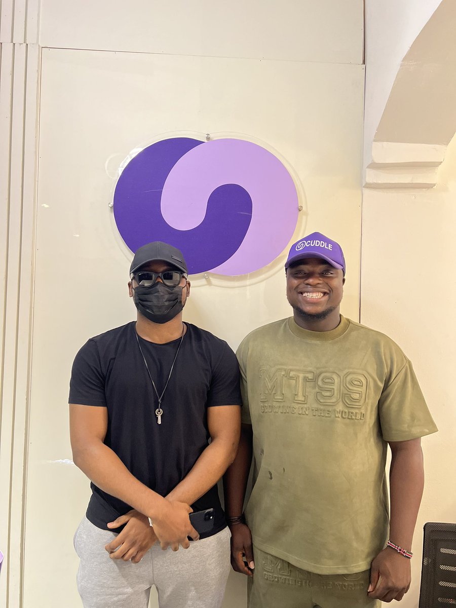 Fabian__George's tweet photo. One of the boldest voices in the African Tech Ecosystem was at @cuddleifc Hq yesterday.

Thank you @hackSultan for showing up. 

It was great hosting you King. https://t.co/bSJO6imerg