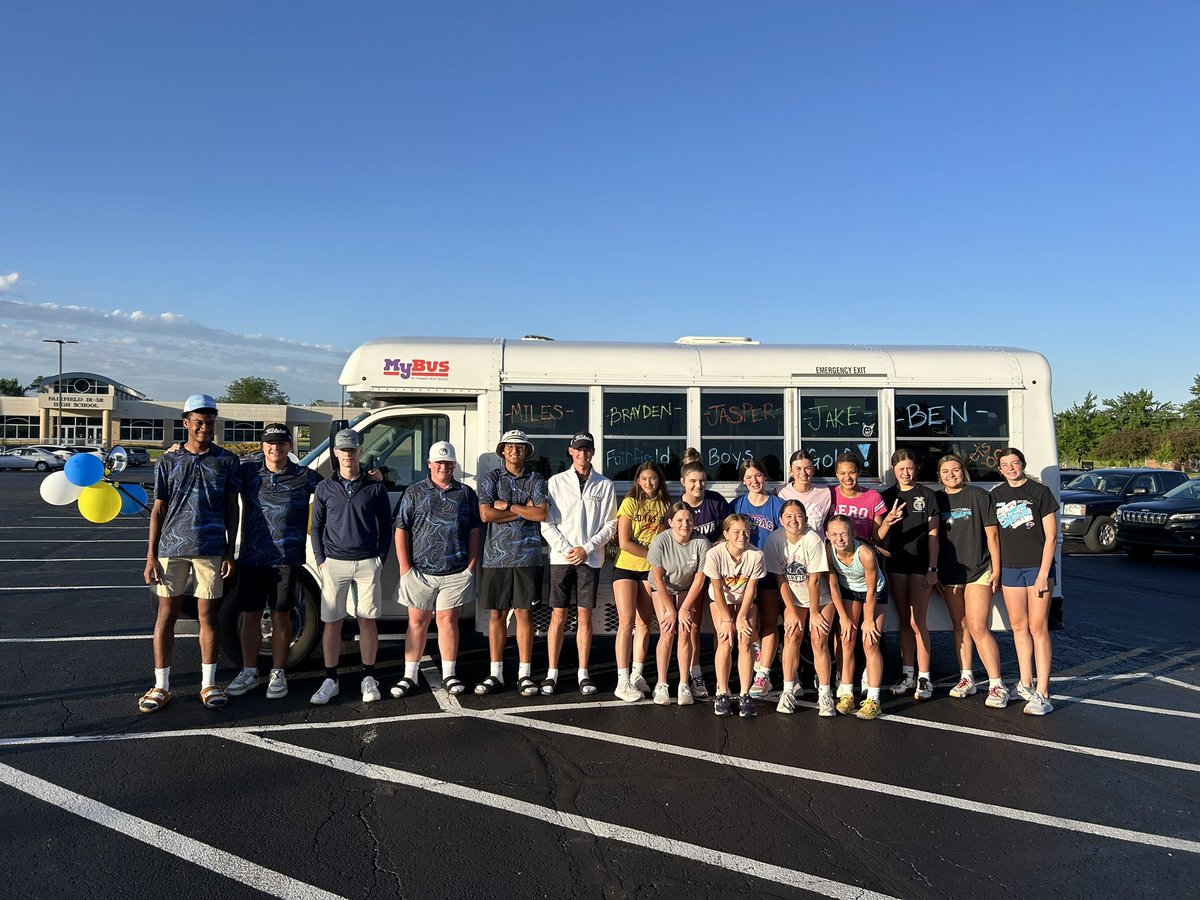 Goodluck to our boys golf team at Regionals today!! 

<a href="/FHSFalconScores/">Fairfield AD</a> <a href="/FairfieldGolf2/">Fairfield Golf</a>