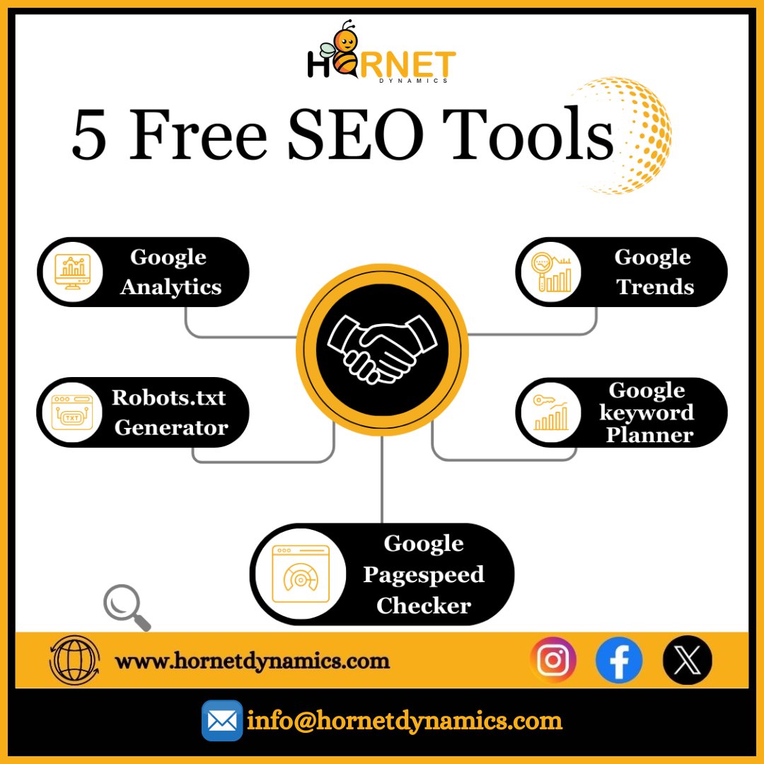 DynamicsHo93265's tweet photo. 5 free SEO Tools Should Every fresher SEO Executive Know.
.
.
#seo #seotools #Effectiveseo #websiteoptimization #searchengineoptimization #growyourbusiness #marketingstrategy #seostrategy #webdesign #hornetdynamics #digitalmarketing #brandboost #Boostyourbusiness #growwithus https://t.co/oIJ7kavHHP