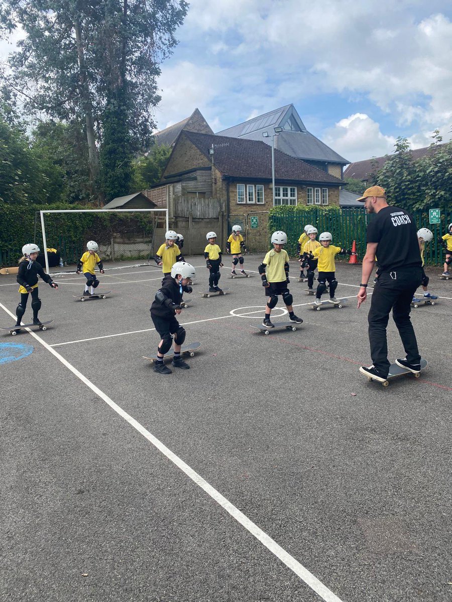 Skateboarding! <a href="/abc_skate/">ABC Skateboarding</a> Lesson 1 - The basics and health and safety! Group 1!