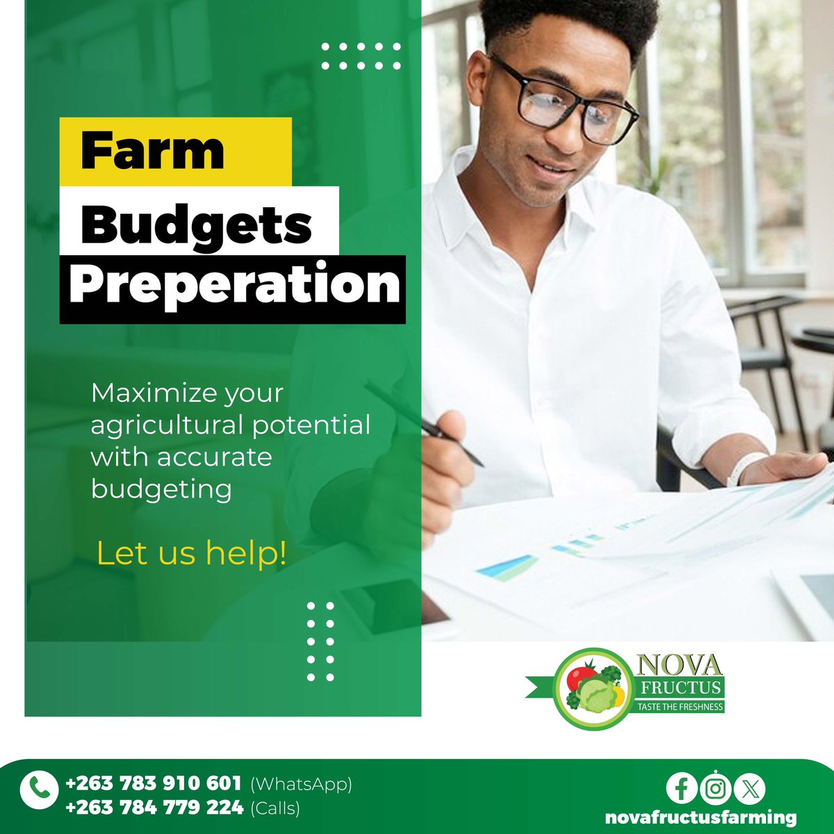 NovaFructus's tweet photo. Maximize your agricultural potential with accurate budgeting. Let us help you!😊
#novafructusfarming #farmingadvice #farmbudgets #farmbudgetspreperation #farmaccounts #farming #agriculture #farmprofits https://t.co/4tBTJVvImh