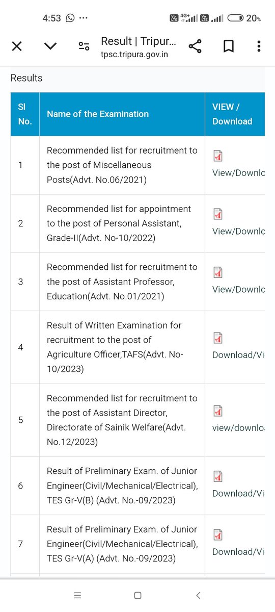 thetiprajwk's tweet photo. @tipra_official @runiel_tiprasa @SuhelDebbarmaEM @PradyotManikya tpsc has published their pending results of the following posts. When will the adc govt. release the result of Junior Engineer? It's been 5 months since we appeared in the interview. We have waited for so long. https://t.co/xvwl1nagQM