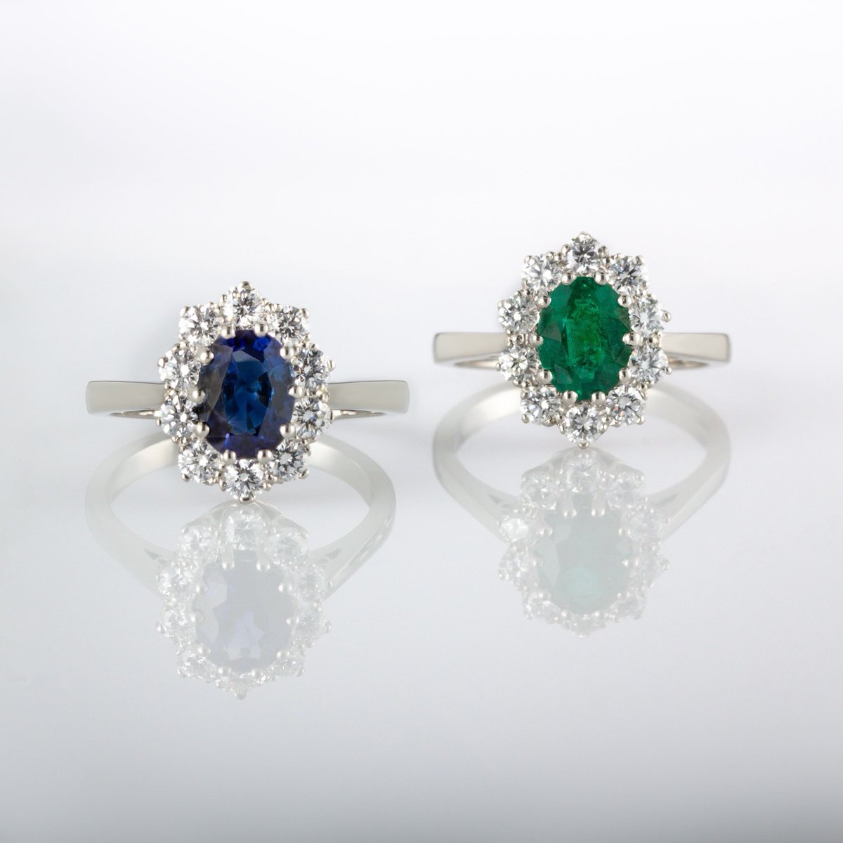 Surrounded by a halo of 10 round diamonds, this classic style cluster ring makes for a timeless symbol of your love. 

Book your appointment now to find your perfect engagement ring. 
Visit the link in bio or call +44 (0) 20 7193 4412