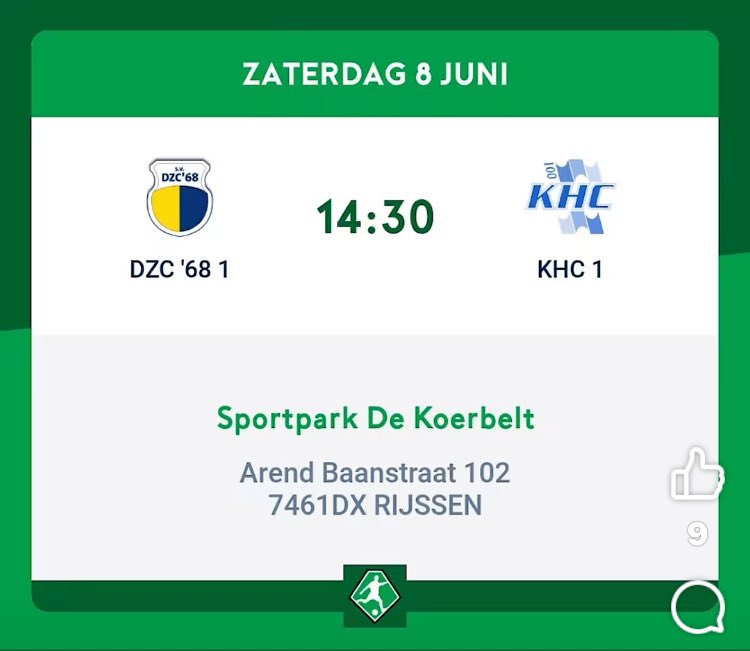 V.V. KHC Kampen tweet media
