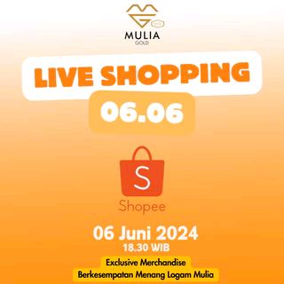 angglank's tweet photo. Shopee Live: LIVE 6.6. Tonton Mulia Gold Palembang live sekarang: https://t.co/k8MFWlflPi https://t.co/CZhc8ka4fR