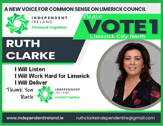 Thank You <a href="/MoyrossAlliance/">Moyross Residents Alliance.</a> Please also consider Ruth Clarke...<a href="/independent_ire/">Independent Ireland</a> I Will Listen..I Will Work Hard for Limerick City North &amp; I Will Deliver...Thank you.