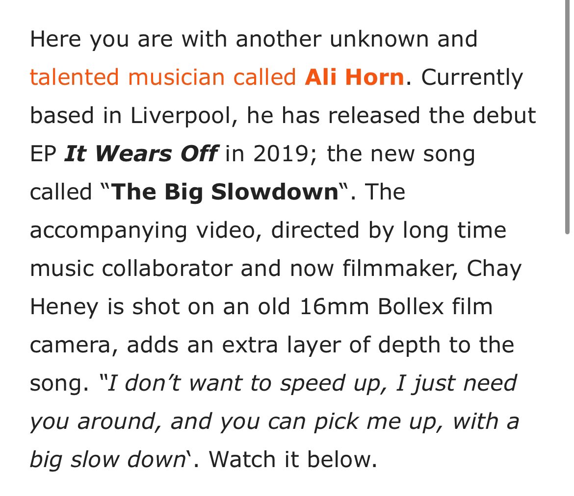 Ali Horn (@alialihorn) on Twitter photo Huge thanks to <a href="/Sonofmarketing/">Sonofmarketing</a> for the write up of my latest single. Check it out
sonofmarketing.com/2024/06/06/vid… Huge thanks to <a href="/Sonofmarketing/">Sonofmarketing</a> for the write up of my latest single. Check it out
sonofmarketing.com/2024/06/06/vid…